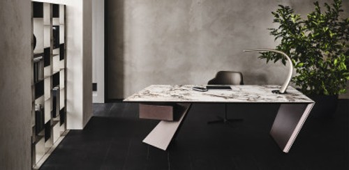 Nasdaq Keramik Office DeskBy Cattelan Italia