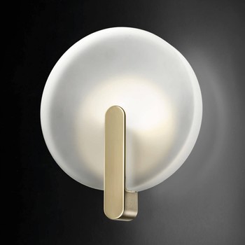 Sinua Led Satin Glass Wall LampBy Italamp