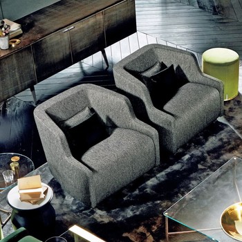 First Poltrona Armchair And PoufBy Gallotti & Radice