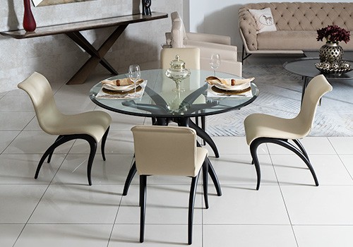 Retro Dining Table And 4 ChairsBy Porada